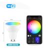 Smart Light Bulbs Wifi Bluetooth E27 E14 GU10 Color Changing LED Bulb Alexa Google Home Lamp Voice Tuya APP Control Music Rhythm