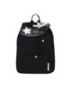 Themuseumvisitor Patchwork String Mini Backpack (Black)