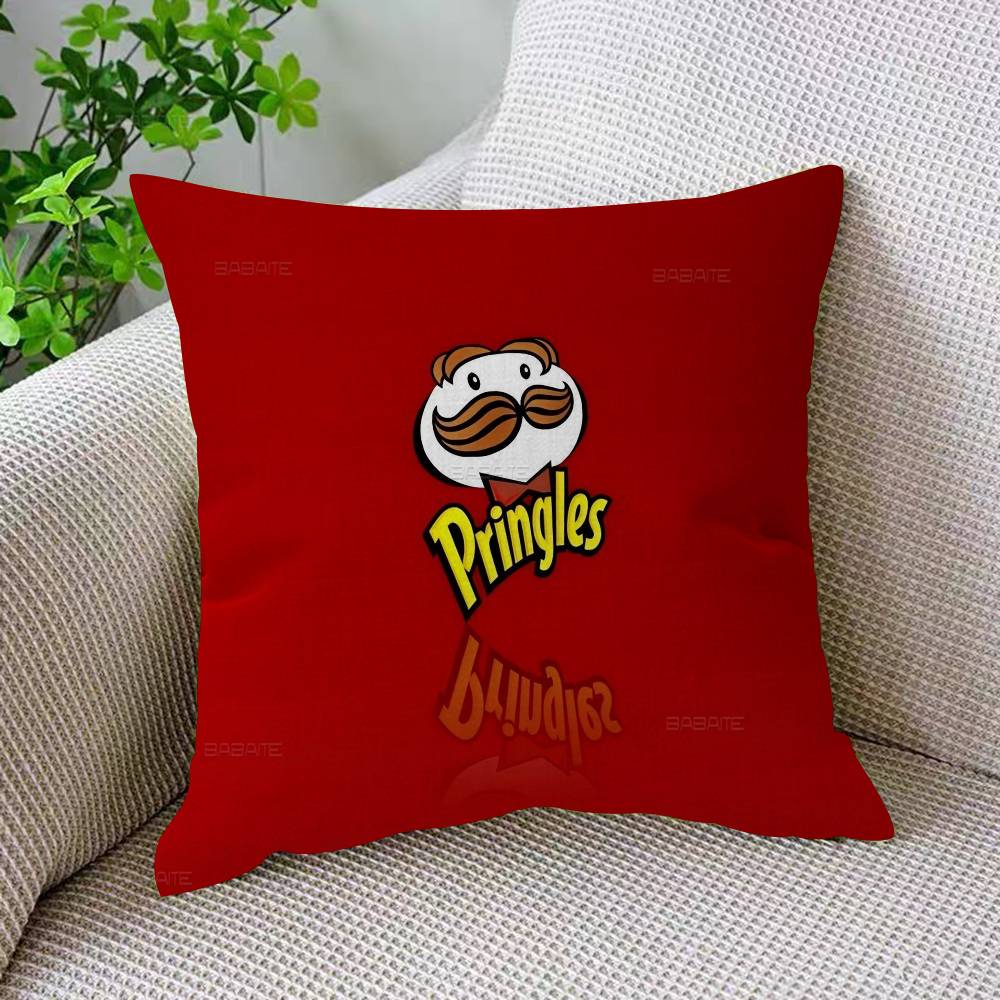 Fashion P-Pringles L-LLC Lucky Dragon Pillow Cover Sofa Cushion Cover Home Room Decoration Children Gift
