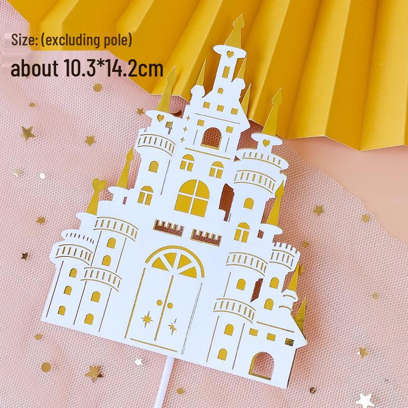 Princess and Prince Ferris Wheel Cake Topper for Birthday Decoration