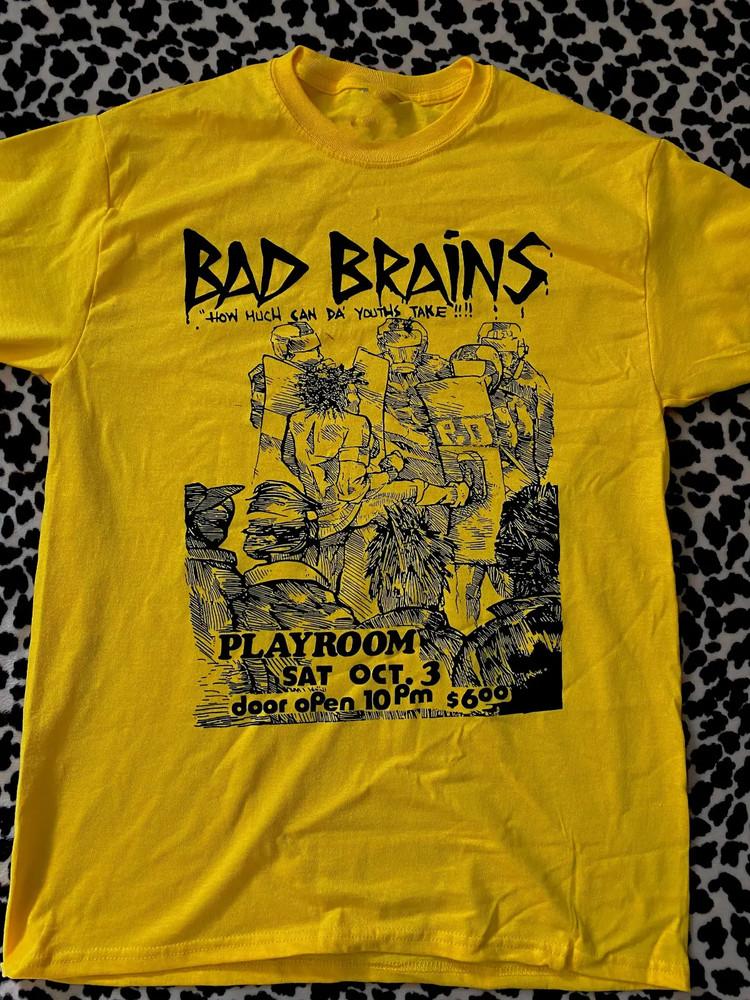 

Bad Brains Flyer Shirt Gift Fans S-234XL Short Sleeve Shirt Unisex T-Shirt XXL
