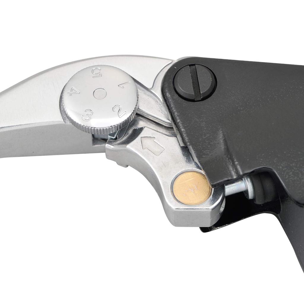 Daytona NISSIN Motorcycle Clutch Master Cylinder Horizontal Inch Black Clear Lever 61750 5/8 Body/Buffed