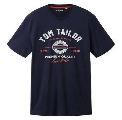 Tom Tailor T-Shirt mit kurzen Ärmeln 1037735 Logo