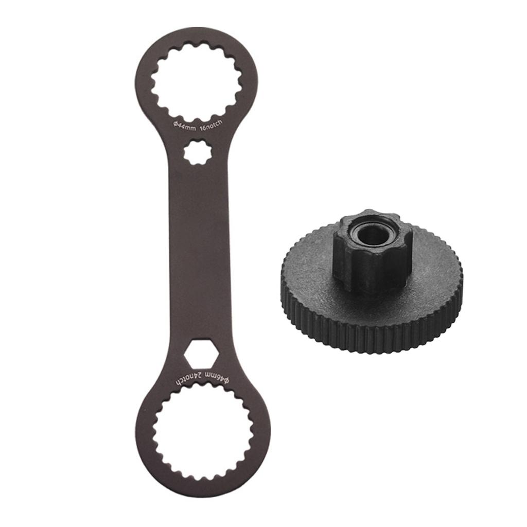 Aluminum Alloy Bicycles Bottom Bracket Central Axles Wrench Bikes Mechanic Removal Install Bottom Brackets Wrench Tool