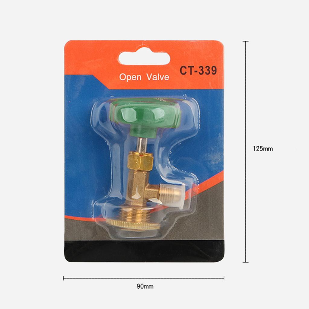 Piercing Valve for Refrigerant Can Car Air Conditioning Charge Valve Household Air Conditioner