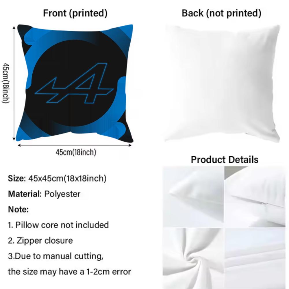 Cool A-Automobiles Alpine Cushion Cover Pattern Printed Pillowcase for Living Room Sofa Cushion Cover & Bedroom Decor