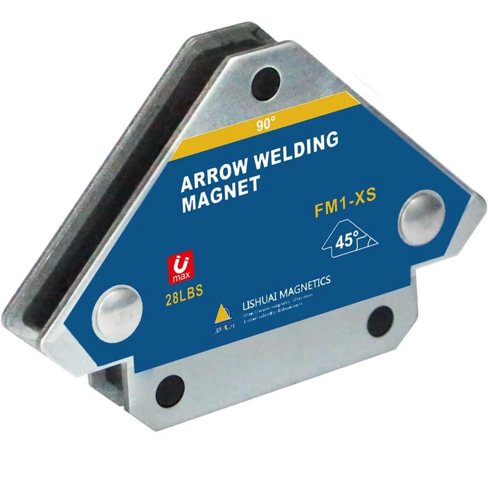 2pcs 12.5KG Magnetic Welding Holders Angle Solder Arrow Magnet Weld Fixer Positioner Ferrite Holding Auxiliary Locator Tools