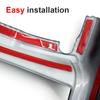 Carbon Fiber ABS Water Cup Frame Cup Holder Cover Sticker For Dodge Charger /Chrysler 300 2016- Auto Interior Accessories