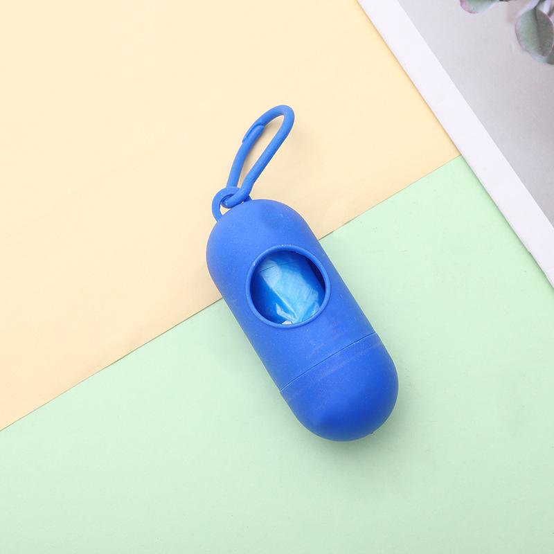 Plastic Simple Eco-Friendly Pet Dog Poop Waste Bag Holder Dispenser (Blue,10.5*4CM) синий