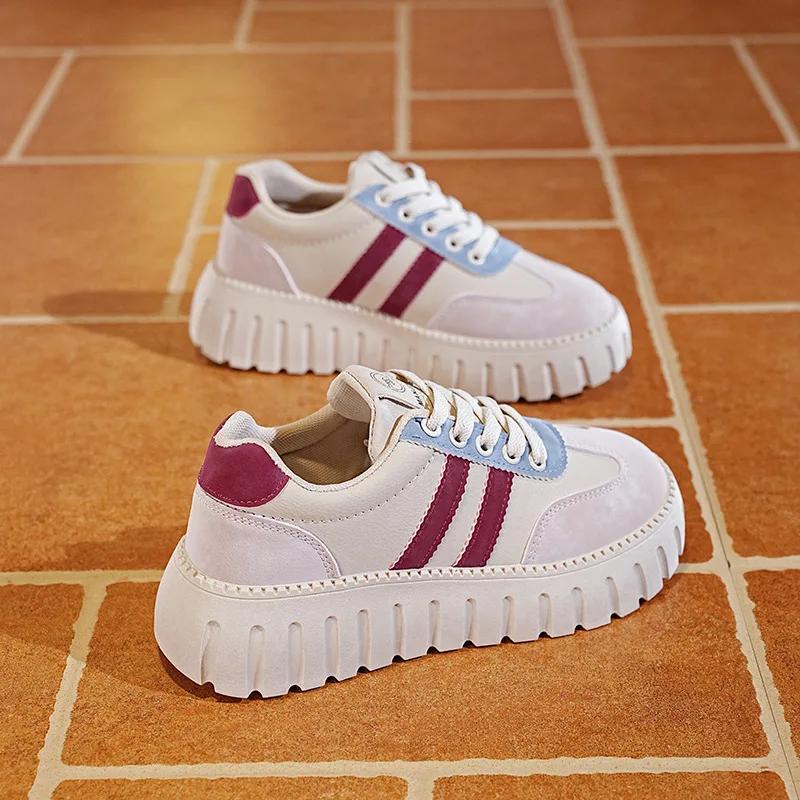 

Fashion Autumn and Winter Fashion Casual Women s Shoes Versatile Edition Thick Increase Dad Shoes High Bottom Breathable 35
