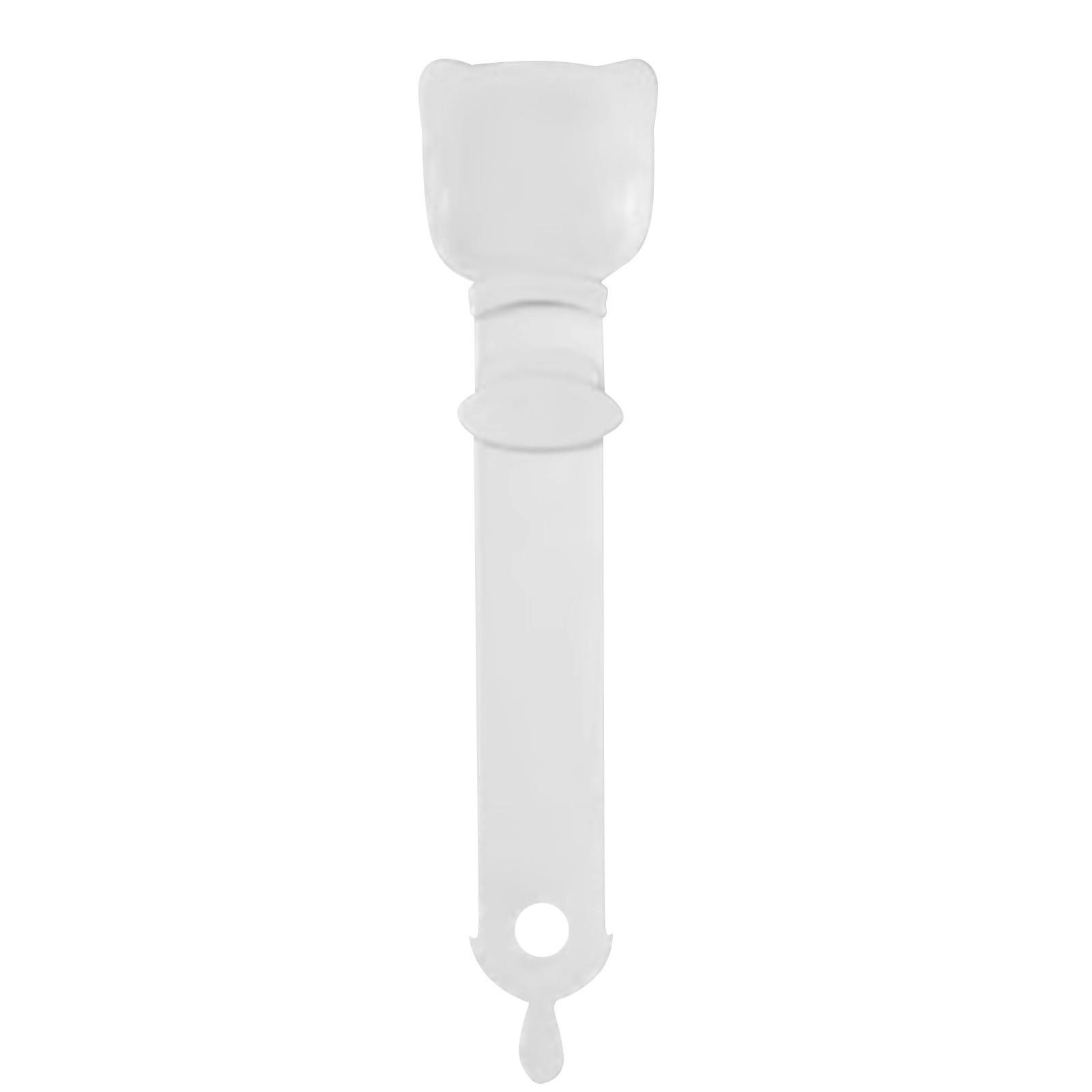 

Кошачья ложка-кормушка, Милые кошачьи ложки, Ложка для смешивания корма для домашних животных, Многофункциональный лизательный дозатор для кормления кошек жидкими лакомствами и влажным кормом One Size белый