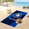 Millwall Personalized Printed Beach Towel Soccer Logo Support Custom Name Text Absorbent Towel For Sport Travel Special Gift