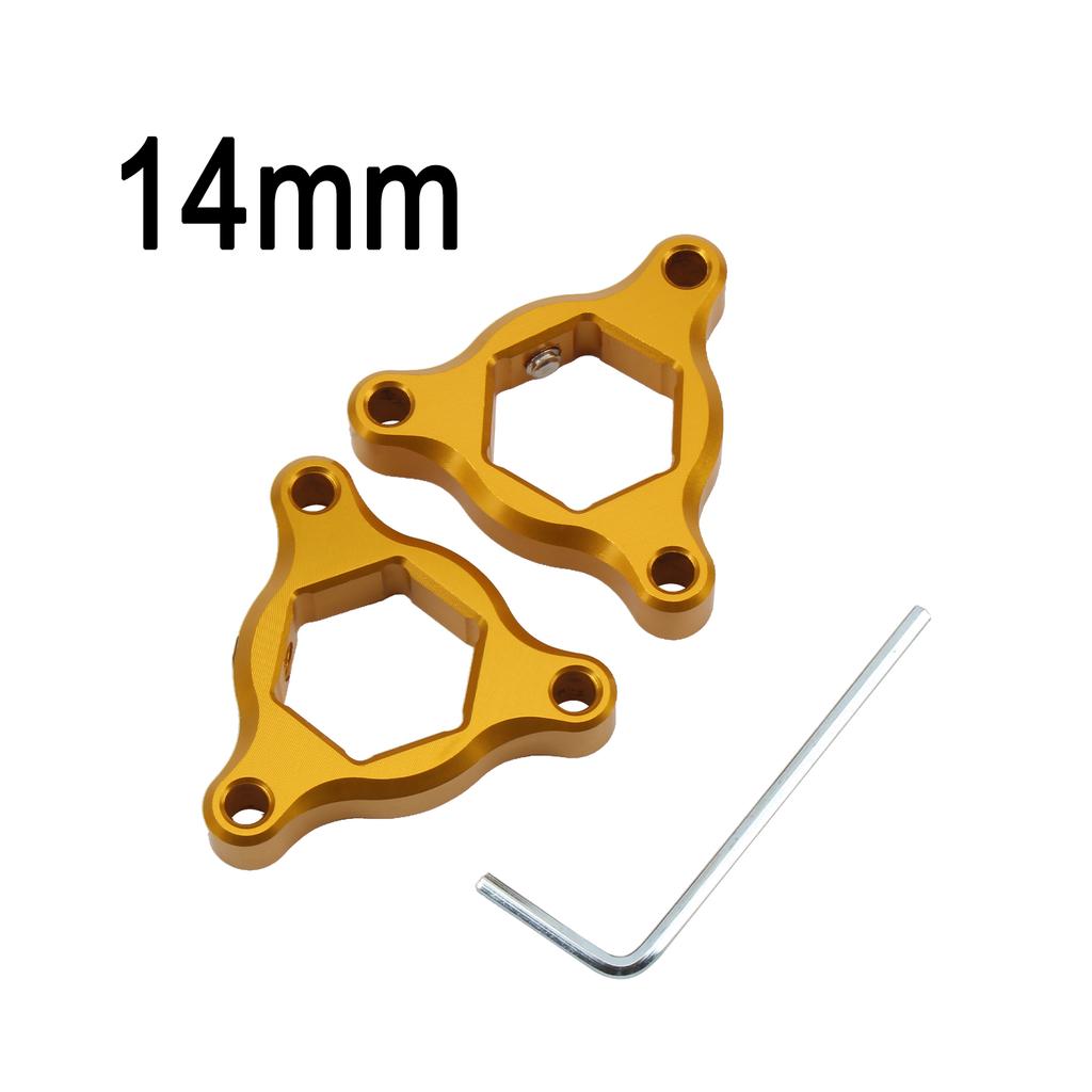 14MM 17MM Motocross Motorbike Suspension Fork Preload Adjusters For YAMAHA MT09 YZF R6 R1 Suzuki Kawasaki Ducati