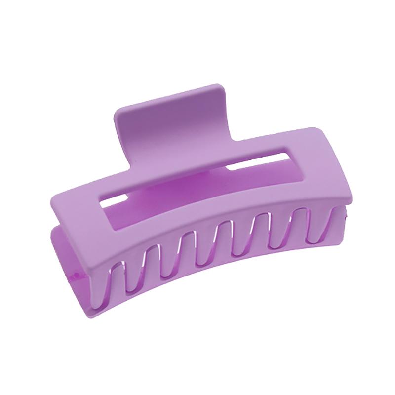 

Корейские женщины девушки пластиковые когти для волос заколка для волос головные уборы шпилька большого размера краб фиолетовый