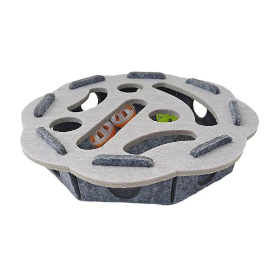 Cat Scratch Enrichment Box Interactive Felt Scratch Toy Fun Maze Box Cat Puzzle Toy