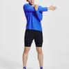SAUCONY Solid Color Running Stretch Sweat-Wicking Crew Neck Pullover Knit Long Sleeve T-Shirt Men Tops Bright-Blue SC2230118A-BL02