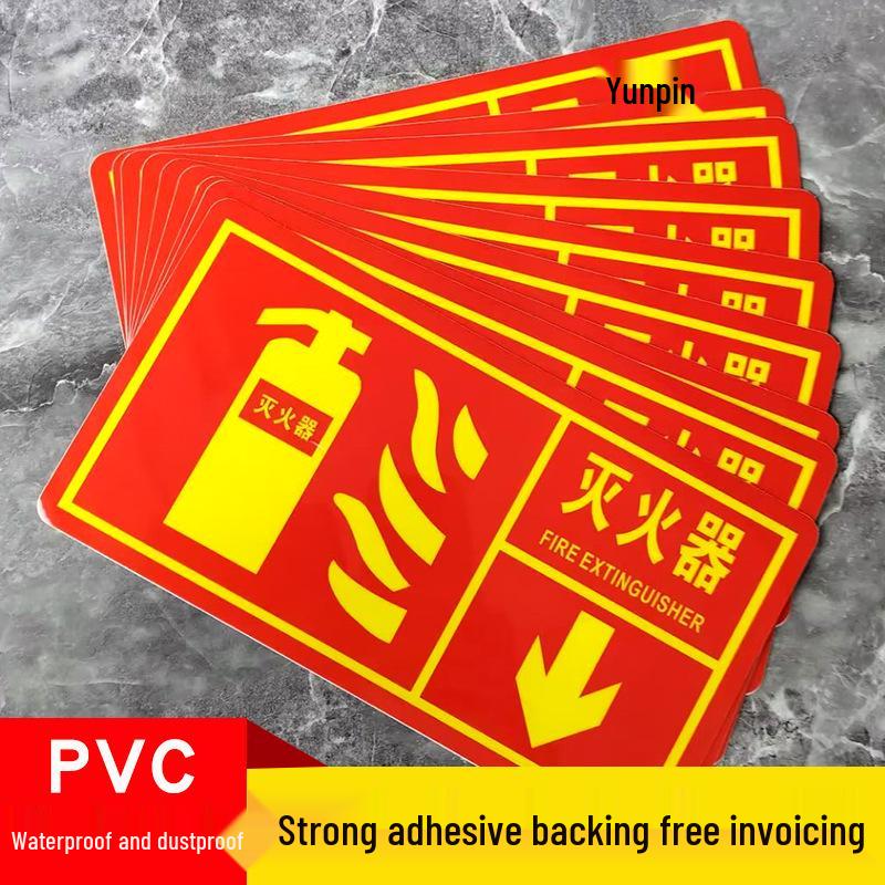 Fire Safety Signage: Extinguisher & Hydrant Use and Placement