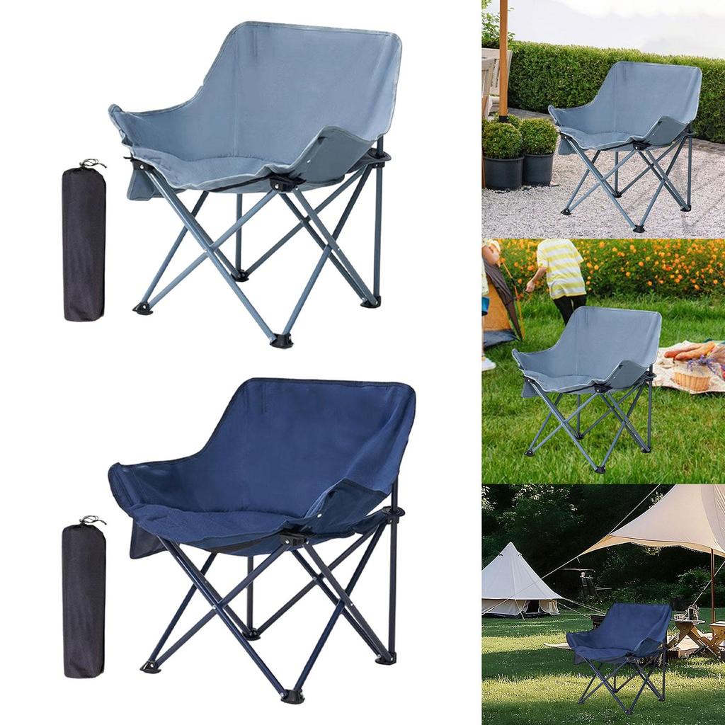 Składane Krzesło do Kempingu i Użytku Zewnętrznego z Pokrowcem