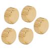 5pcs Steel Watch Crown Watch Head Repairing Parts Replacement Accessories Set Gold5.5mm   0.22in