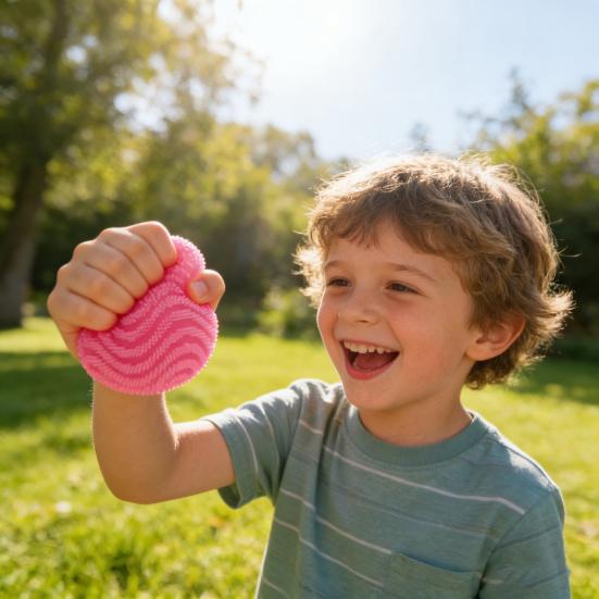 Texturovaná míček na odbourání stresu Měkký pružný chlupatý míček Mačkací hračka Proti úzkosti Přenosný Cestování Škola Kancelář Stresový míček Hračka na mačkání