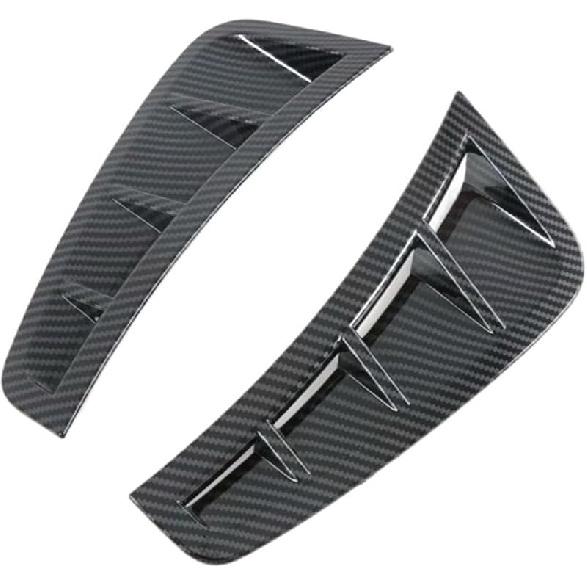 Fender Vents Fit For Hyundai Sonata 2020 2021 2022 2023 ABS BLACK Car Front Bumper Side Air Vent Cover Trim Exterior Accessories Fender Trim(Balck)