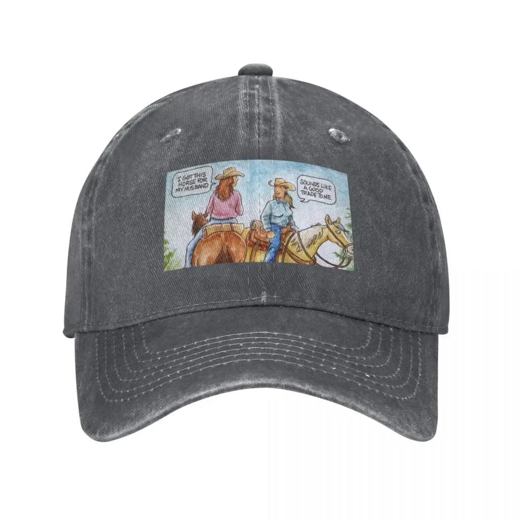I Got Horse for My Husband Baseball Cap Custom Cap New In The Hat Hat Unisex For The Sun Visor Unisex Golf Wear Womens