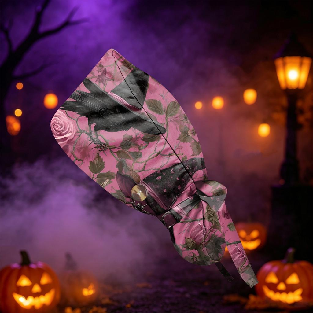 Women's Halloween Print Ponytail with - Design for Work and Casual Wear