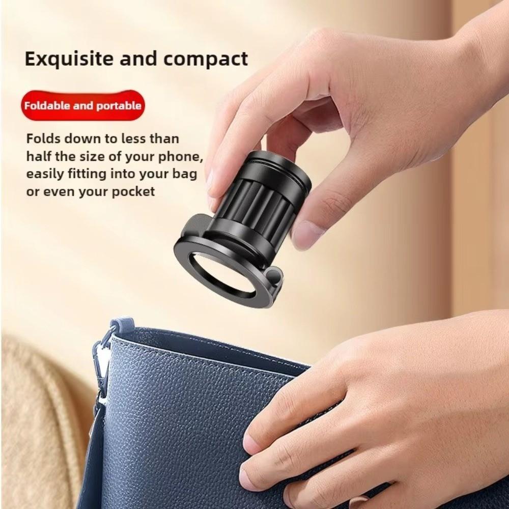 Metal Phone Stand 360° Rotating Airplane Phone Stand Multi-function Travel Phone Holder  Airplane