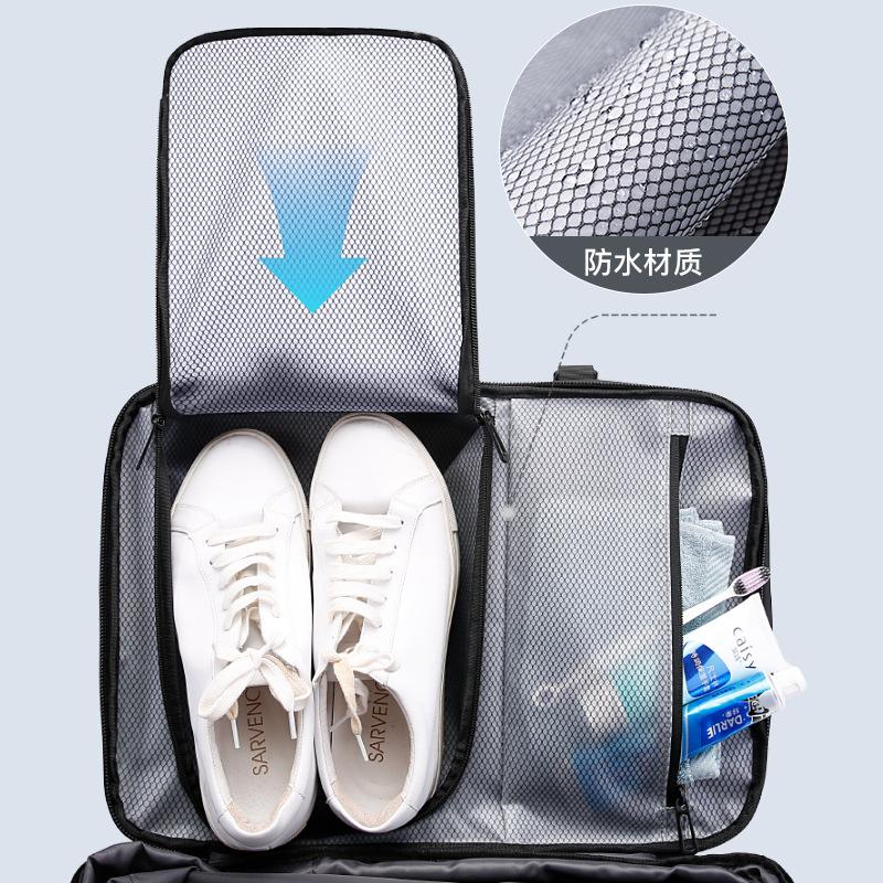 Bange Travel Men 15.6 Inch Laptop Backpack Vacuum Compression Backpack Business School Backpack Expandable Outdoor Backpack