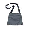 PRADA Triangle logo Silk satin Shoulder Bag Satin Light Gray Women Used