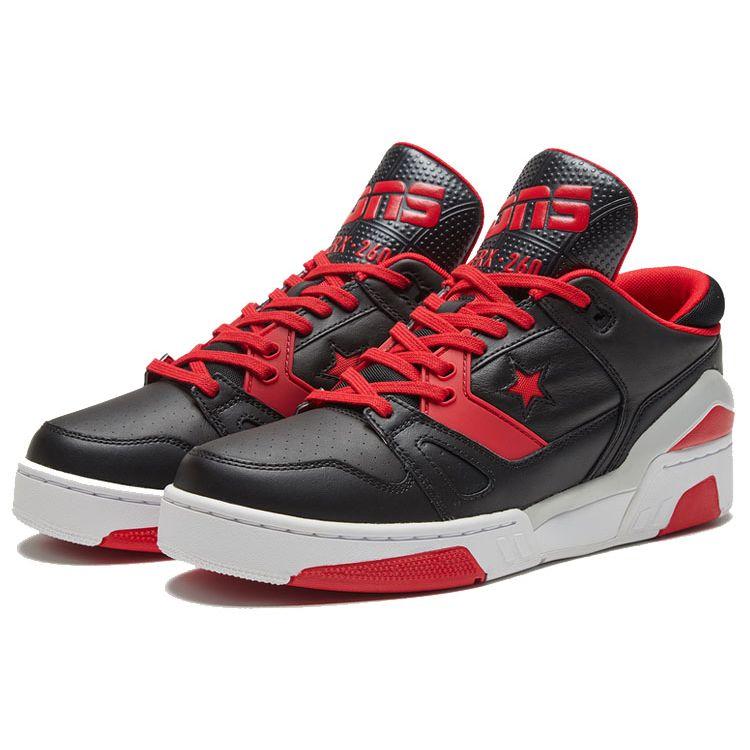 Converse Erx 260 Sport Comfort Low Top Retro Basketball Shoes Unisex Sneakers Black Red 167109C