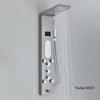 Digital Display Rainfall LED Light Shower Panel Shower Bathroom Black SPA Massage Jet With Handshower Bidet Sprayer Shower Tap