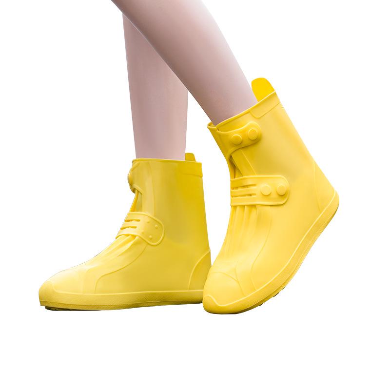 Durable Non-Slip Silicone Rain Boot Covers for Men and Women - Thick, Wear-Resistant, and Anti-Fouling for Rainy Days