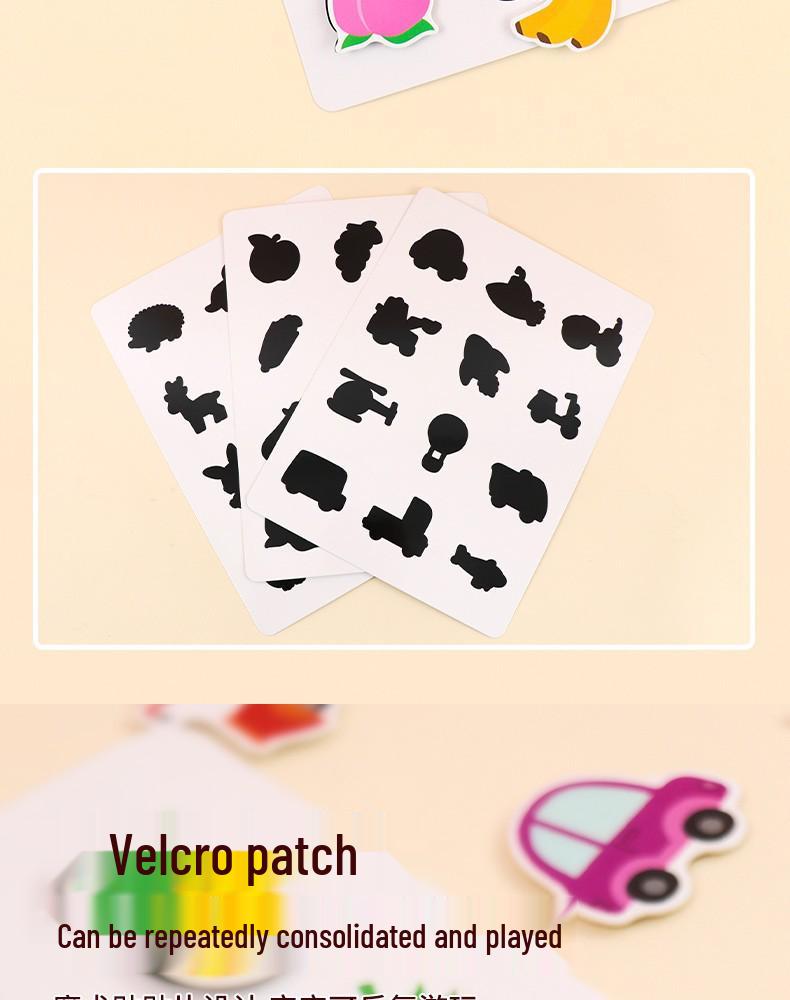 Early Education Shadow Matching Game: Handmade Kindergarten Corner Toy