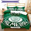 3pcs Football Team (30) Design Cover Set - HD Printed Bedding with 1 Cover and 2 Pillowcases - Perfect for Home and Dorm Decor