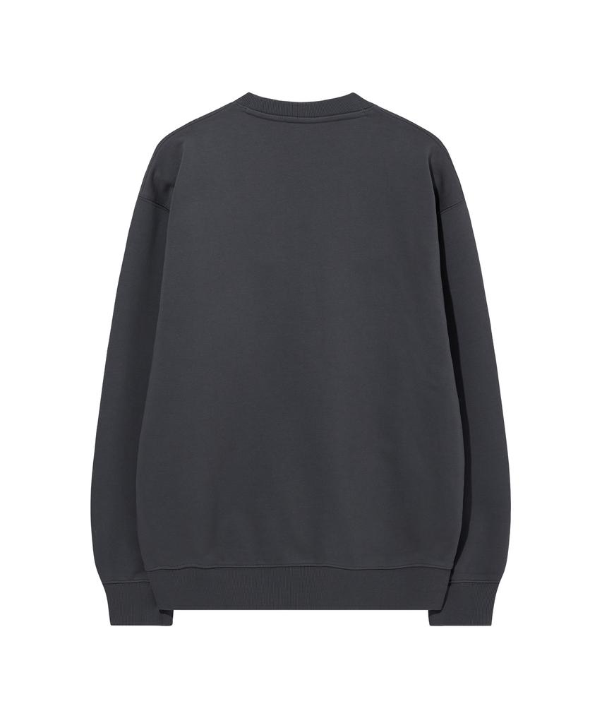 COVERNAT Arch Logo Sweatshirt Charcoal