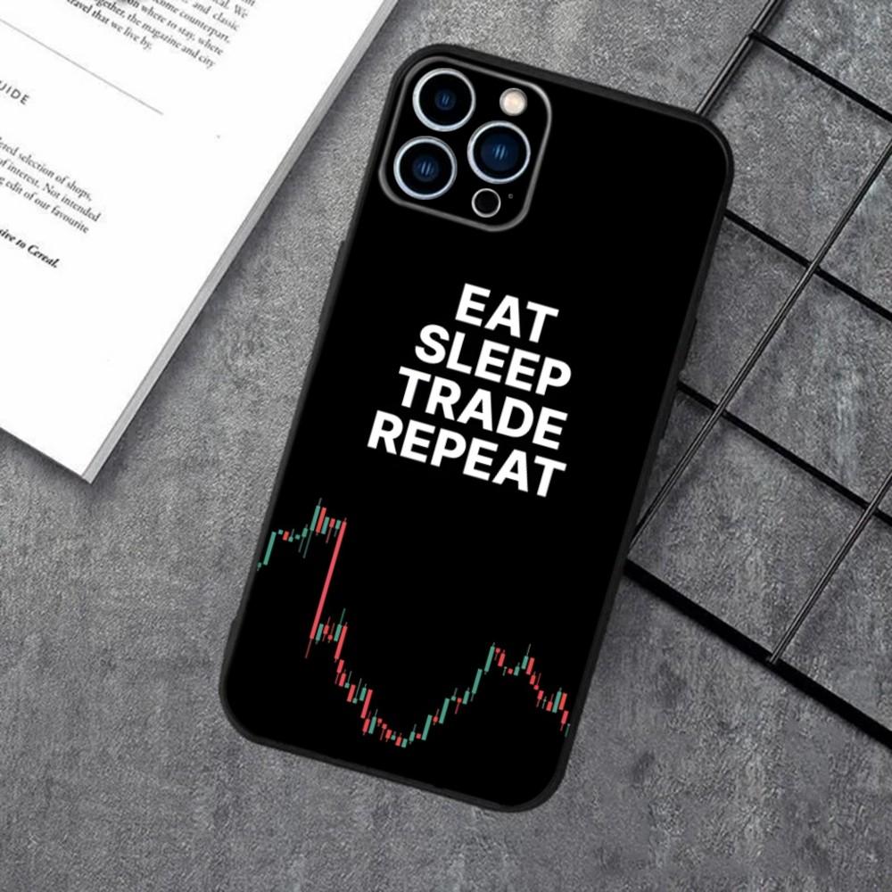 Day Trading Day Trader Trader Phone Case For Apple iPhone 15,14,13,12,11,XS,XR,X,8,7,Pro,Max,Plus,mini Silicone Black Cover