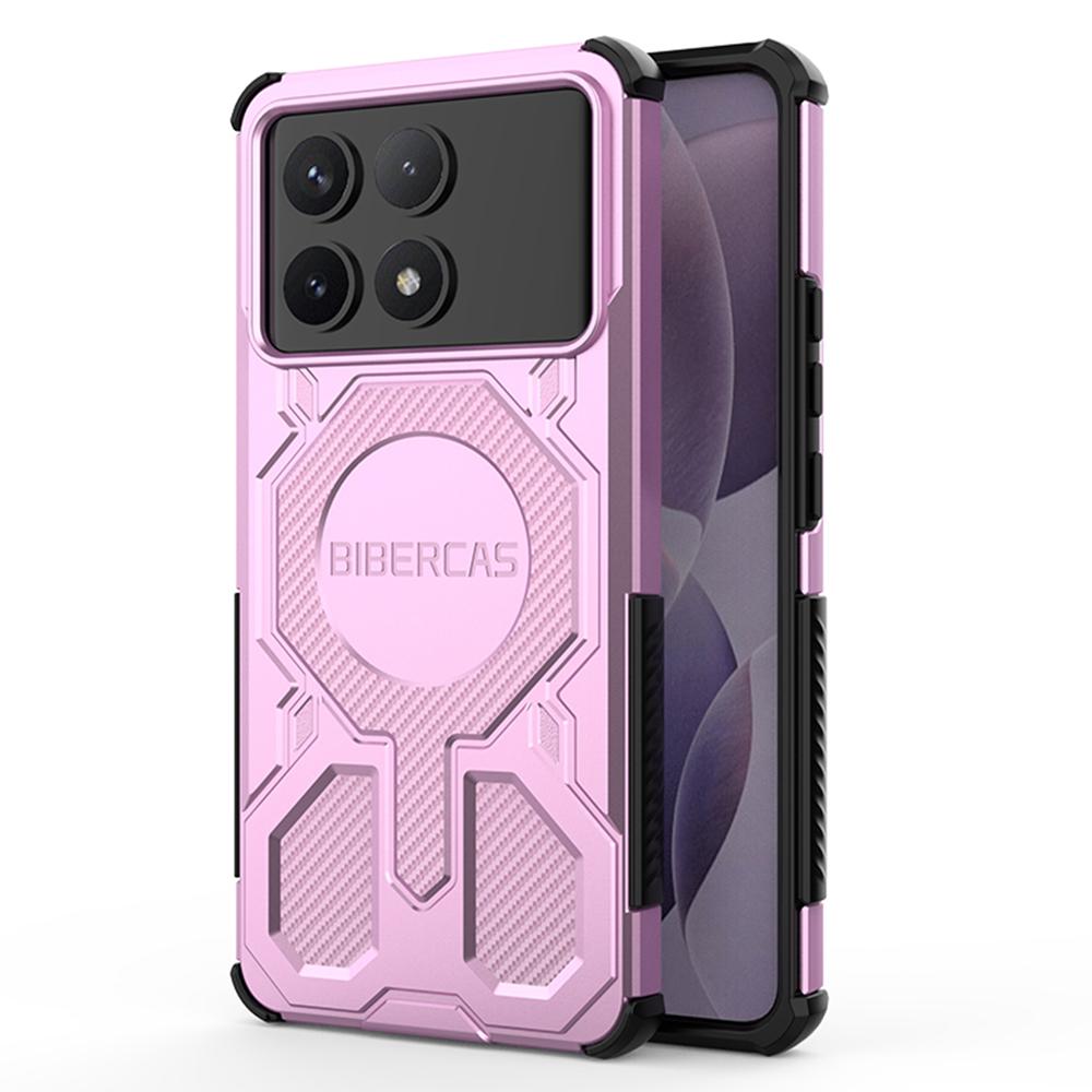 BIBERCAS J-16 Series Phone Case For Xiaomi Poco F6 Pro 5G/Redmi K70 Pro 5G/K70 5G Compatible with MagSafe Anti Drop TPU+PC Cover