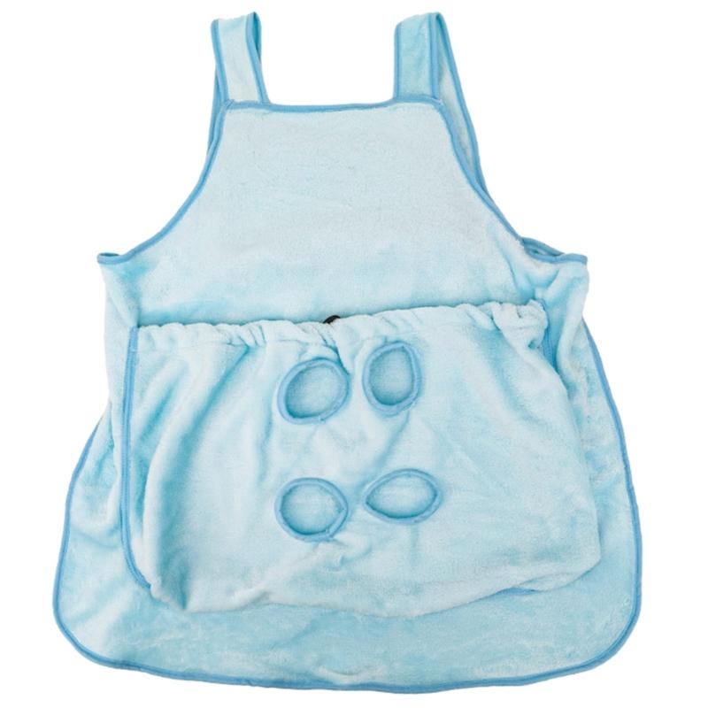 Cats Holding Carriers Velvets Aprons Slings Accompany Carriers Bag Indoor Use Smock Aprons with Pocket