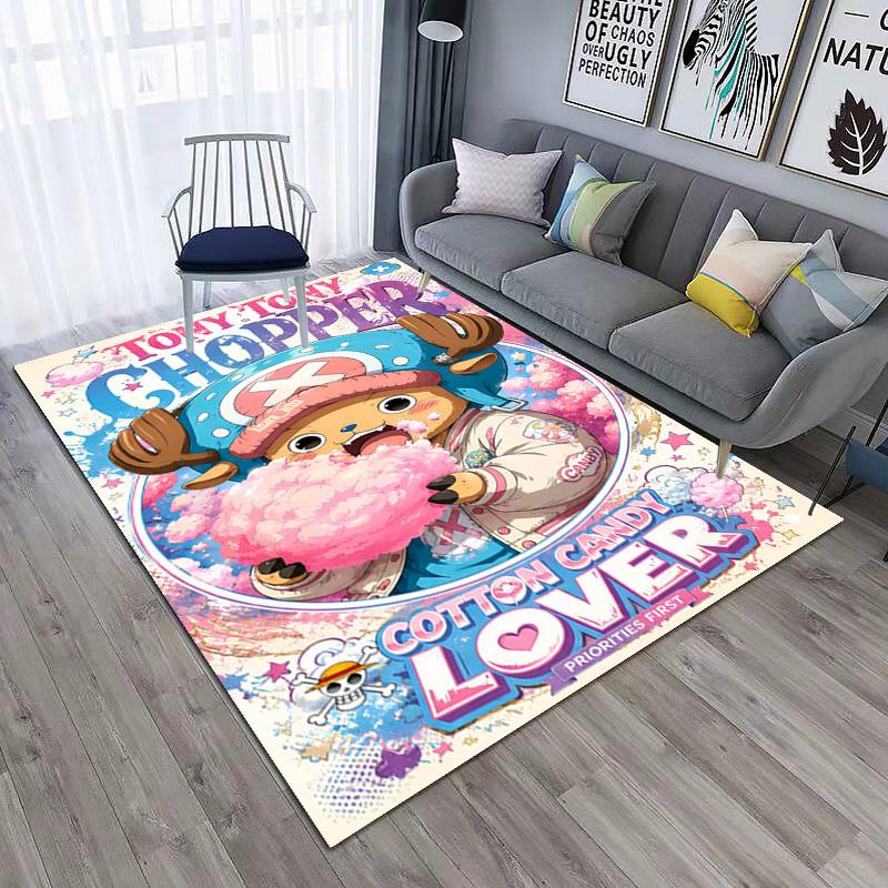 Starring the Japanese cartoon ONE PIECE Monkey D. Luffy carpet is suitable for living room and bedroom doormats office balcony decorative carpet V21