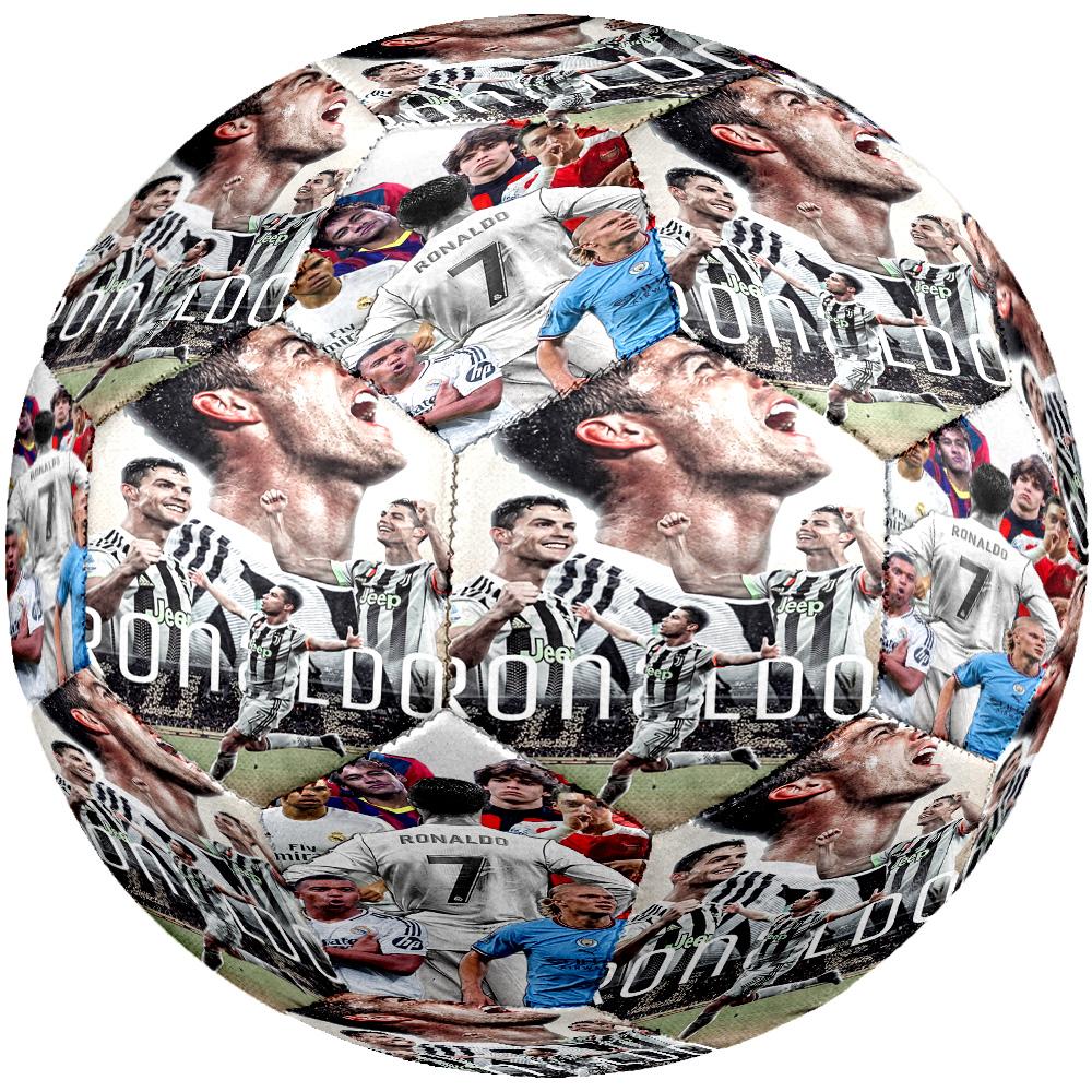 Ronaldo's Cr7 Football Trick Size 5 Soccer Football Machine-Stitched Indoor/Outdoor Universal Football for Football Accessories
