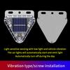 Multicolor Truck Tail Flashing Light Led Solar Warning Light Anti Collision Magnetic Touch Switch Wireless Strobe Triangle Lamp