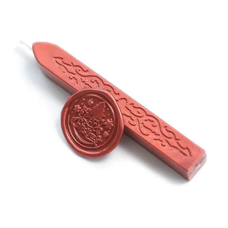 1 Pcs Sealing Wax Stick Retro Seal Stamps For Letter Wedding Invitations 90*10*10mm Vintage Cord Wick Vintage Sealing Wax Sticks