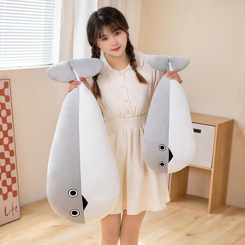 Sakaban Fish Plushie Sacabambaspis Janvieri Throw Pillow Simulation Puffer Doll Stuffed Animals Sea Animal Hug Cushion For Boy