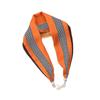 Korean Style Silk Scarf Necklace: Pearl Pendant, Magnetic Clasp, Women's Thin Choker