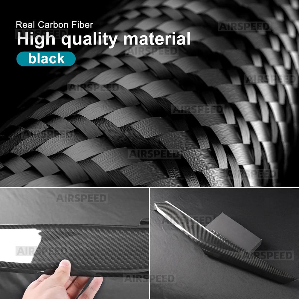 For BMW 3 4 Series G20 G21 M2 M3 M4 G80 G87 G82 2025 2026 Real Hard Carbon Fiber Sticker Central Dashboard Panel Interior Trim