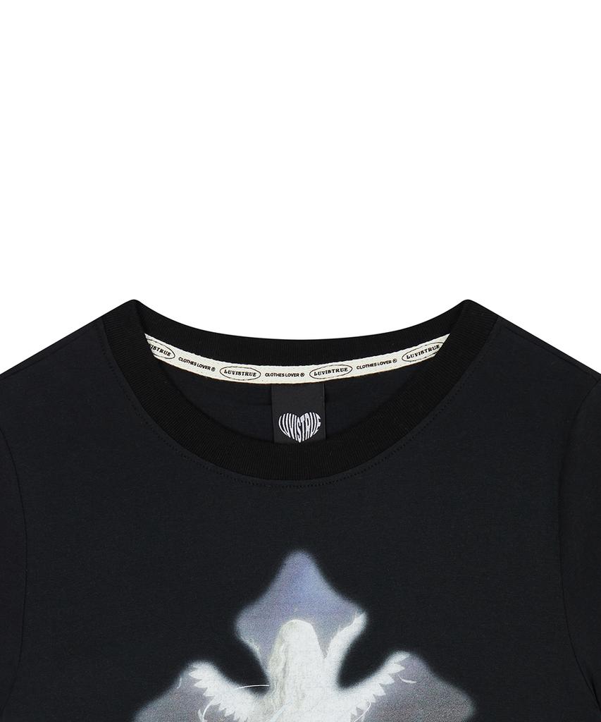 LUVISTRUE El Cross Fairy Graphic Tee(Black)