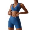 JYL Naked Yoga Set Hip Lifting Quick Dry Tight Running Outfit