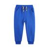 New Children's Fashionable And Casual Leg Tied Multi Pocket Pants Solid Color Casual Pants