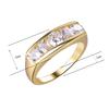 Kirin Custom 925 Sterling Silver Oval Cut Moissanite Custom Gold Plated Ring for Women Men Party Wedding